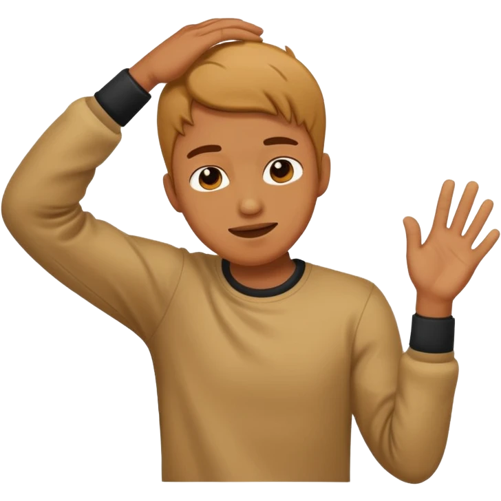 person dabbing emoji