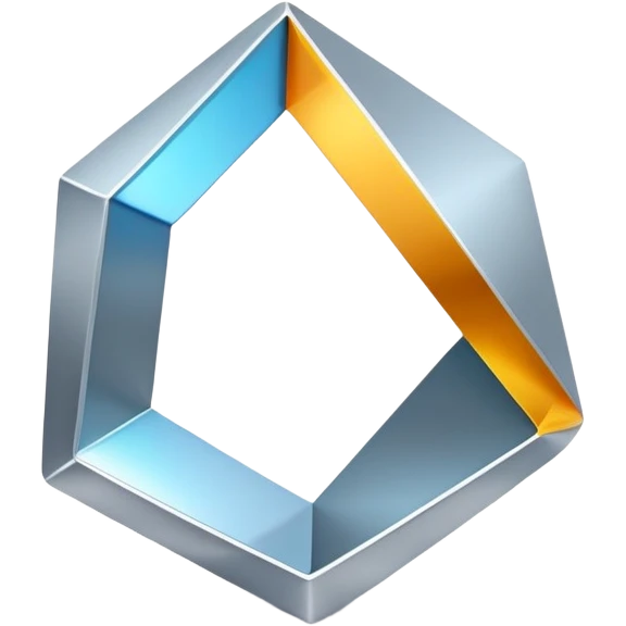 abstract irregular geometric shape with uneven edges and asymmetrical form emoji