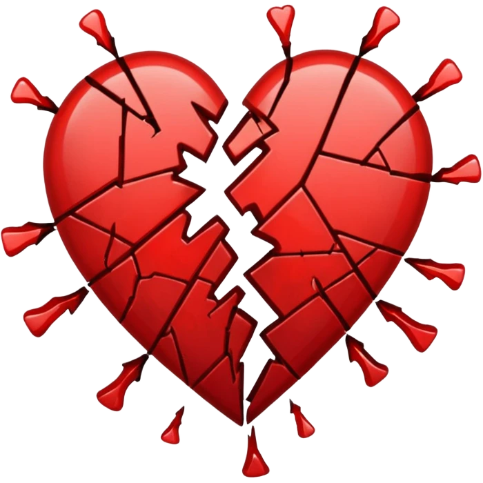Broken heart emoji