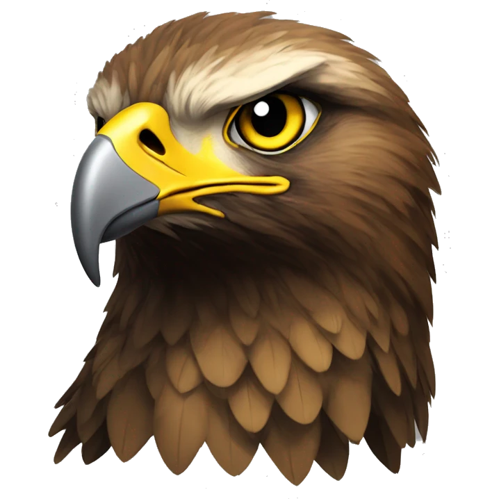 Golden eagle emoji