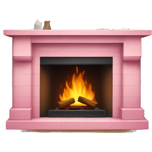 Winter Pink FirePlace emoji