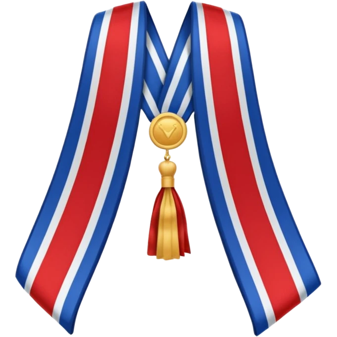 the mayor’s sash (with the color of french flag) emoji