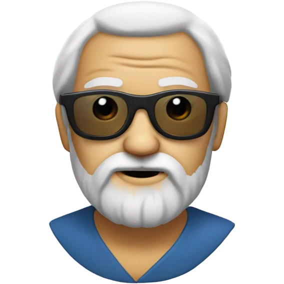 Socrates wearing dark glasses emoji