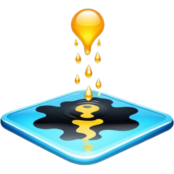 oil spill on floor  emoji