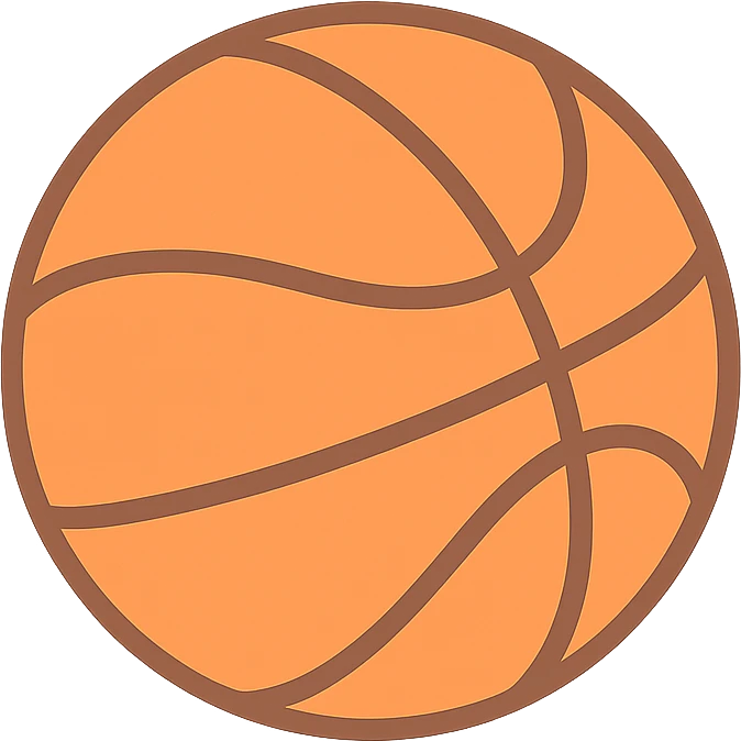 basketball icon modern flat design emoji