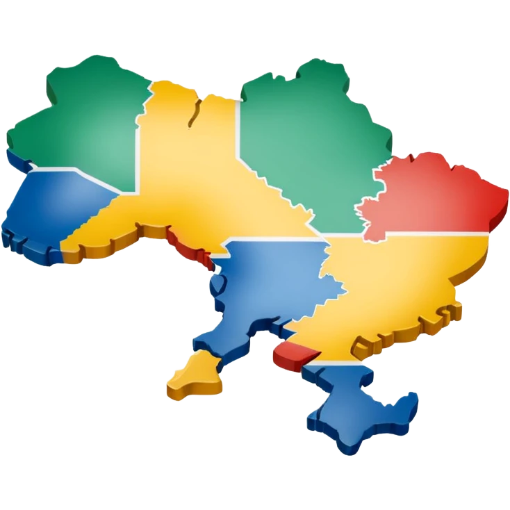 карта україни emoji