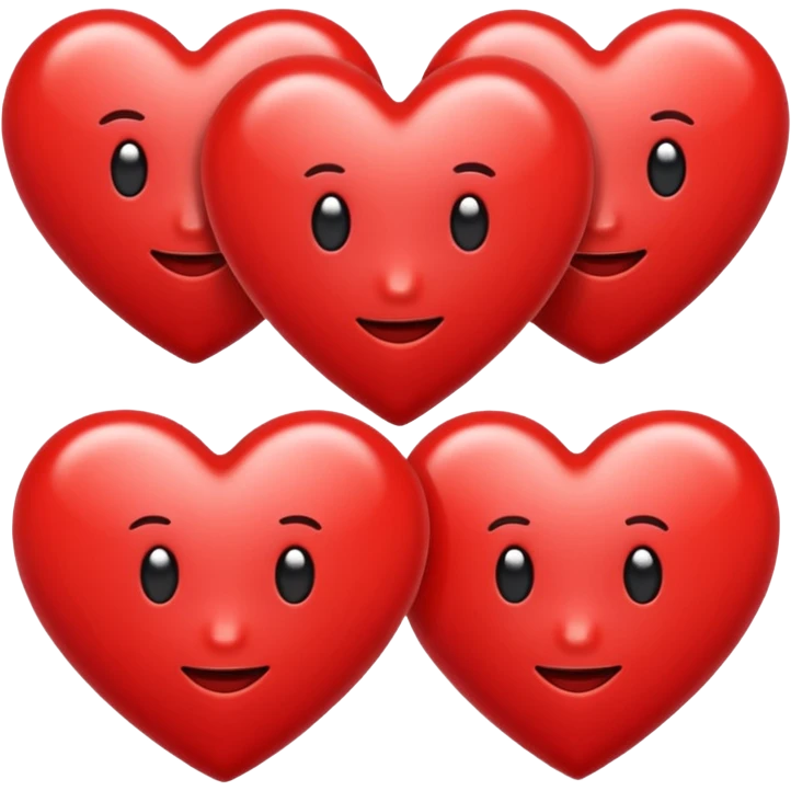 Love heart red emoji Facebook emoji