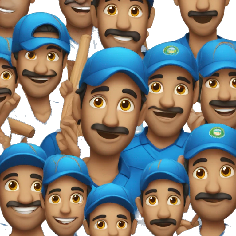Indian cricket team emoji