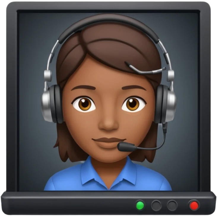 teleprompter operator from News channel emoji