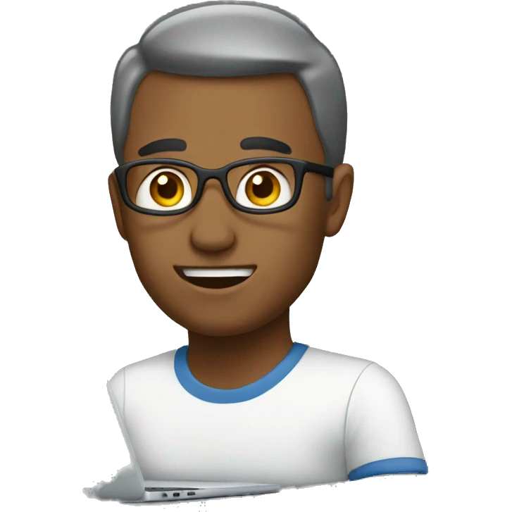 On laptop  emoji