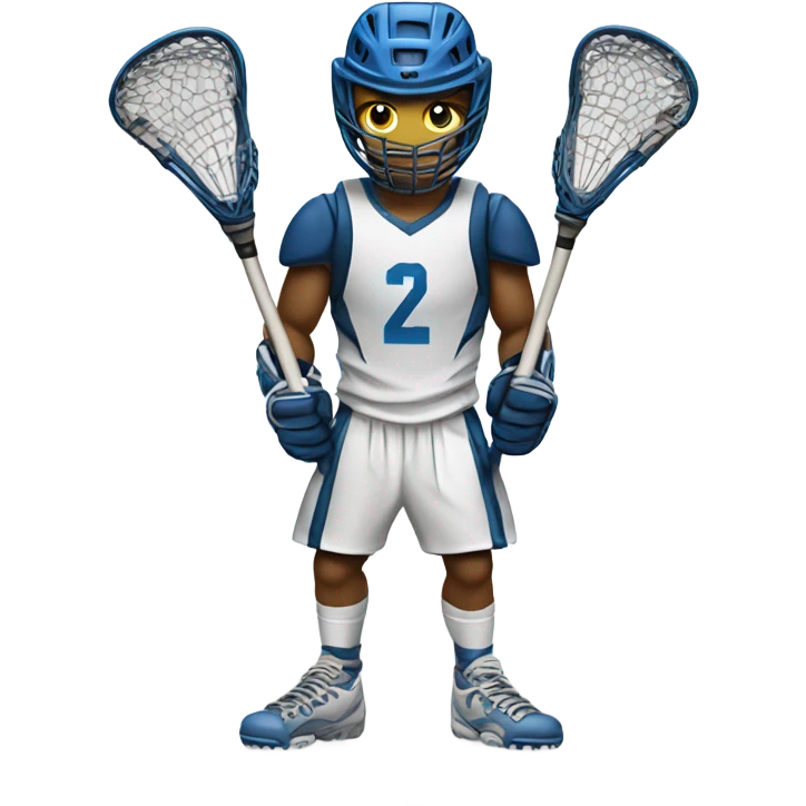 Lacrosse player emoji