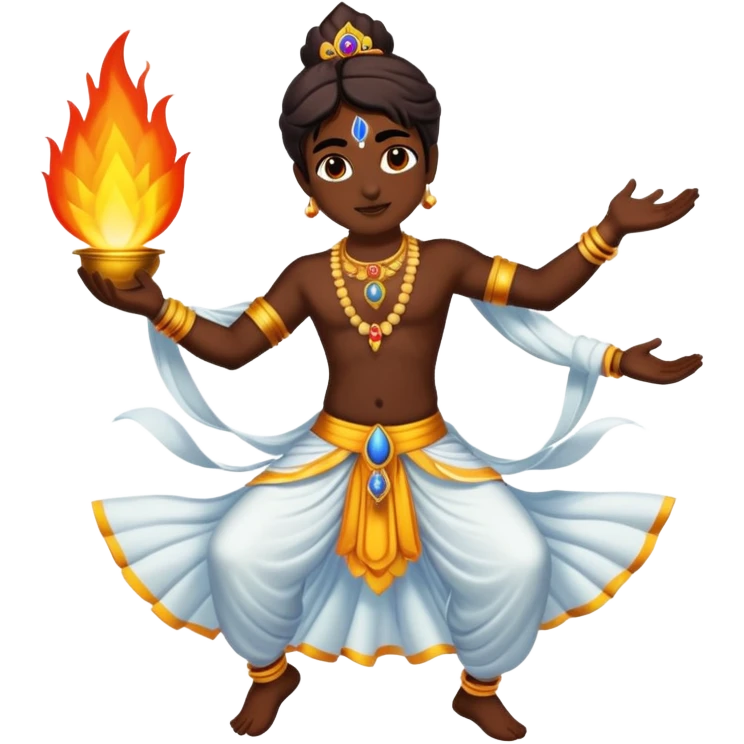 krishna and heat emoji