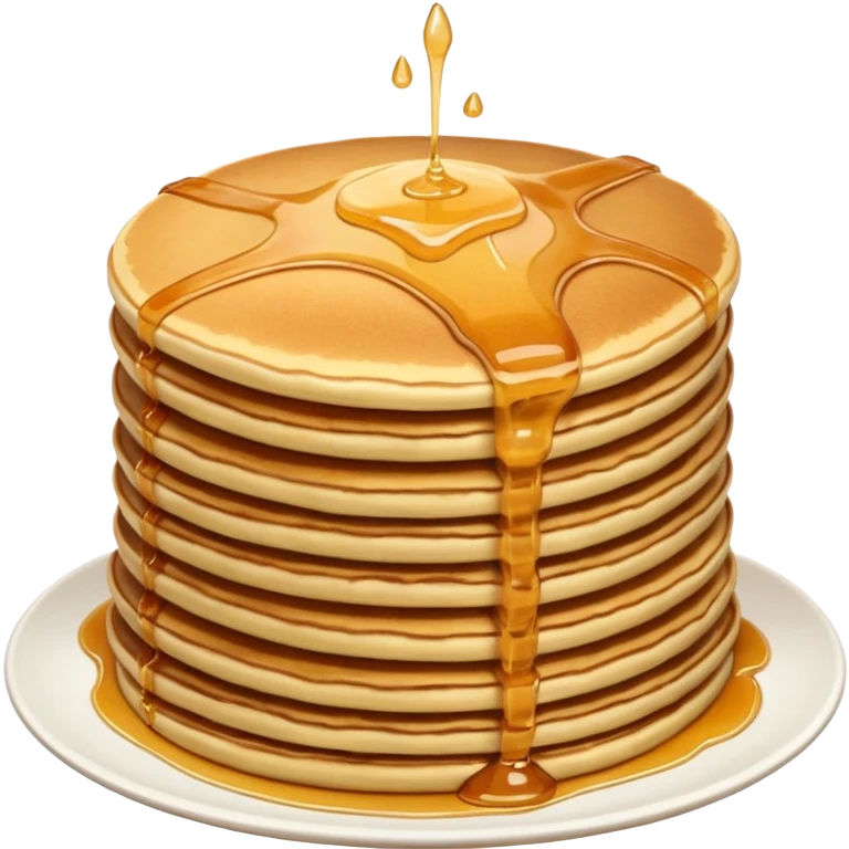 A waterfall but instead of water make it pancakes emoji