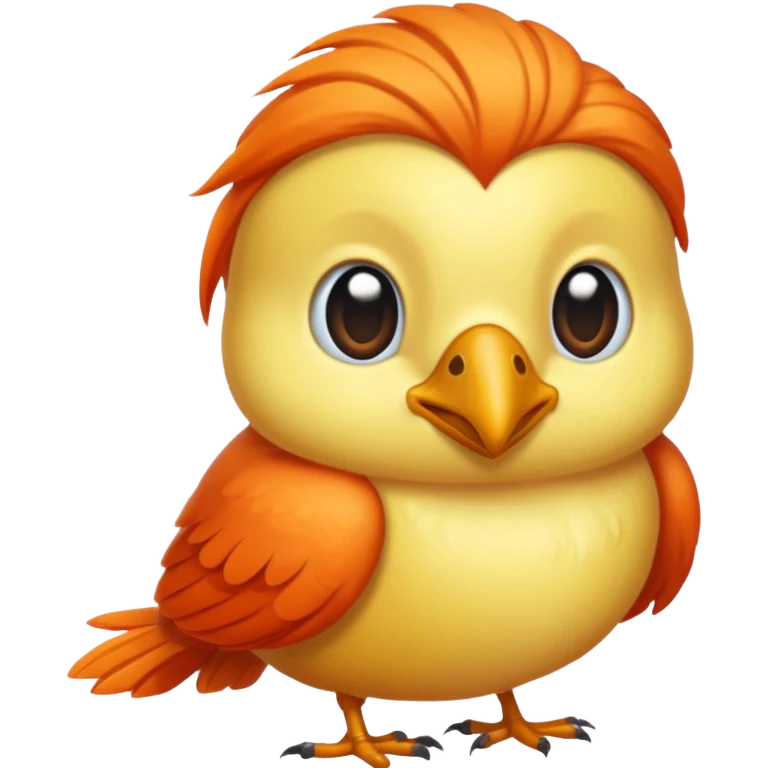  long haired bird emoji