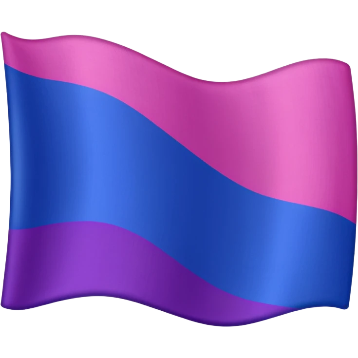 la bandera bixesual emoji