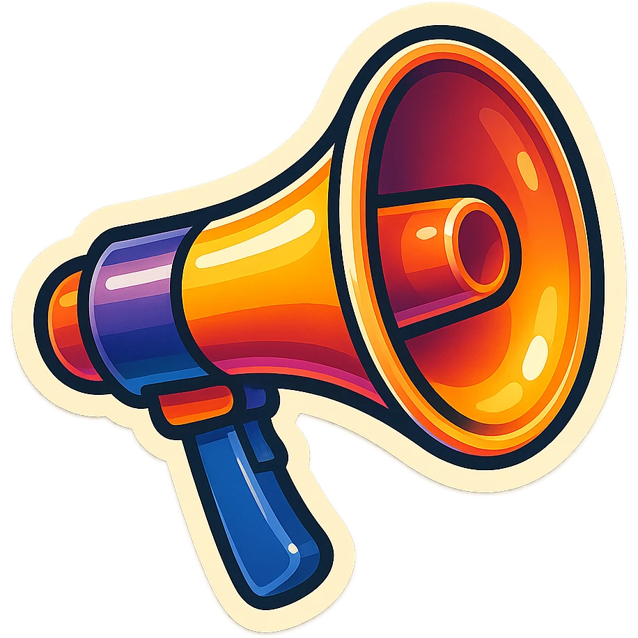 megaphone emoji