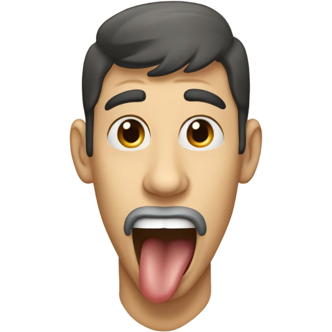 Mewing emoji