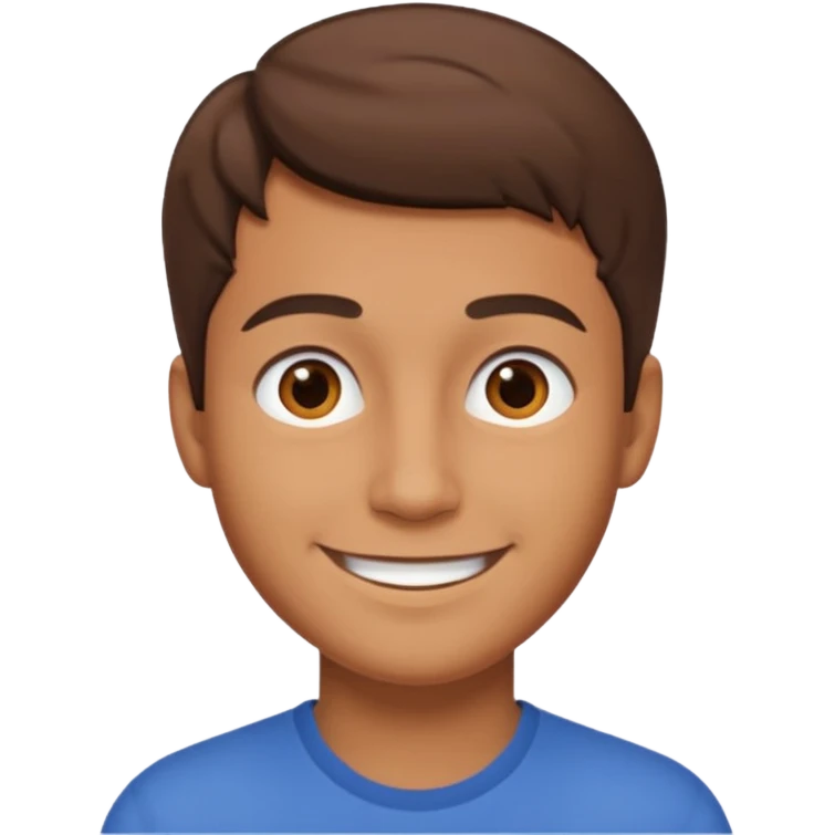 Man slapping his full grown hog emoji