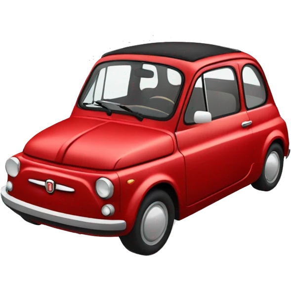 White Fiat 500L  emoji