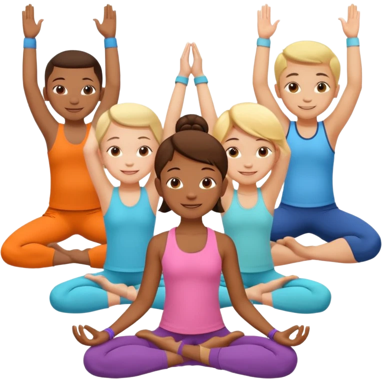 Yoga for children emoji