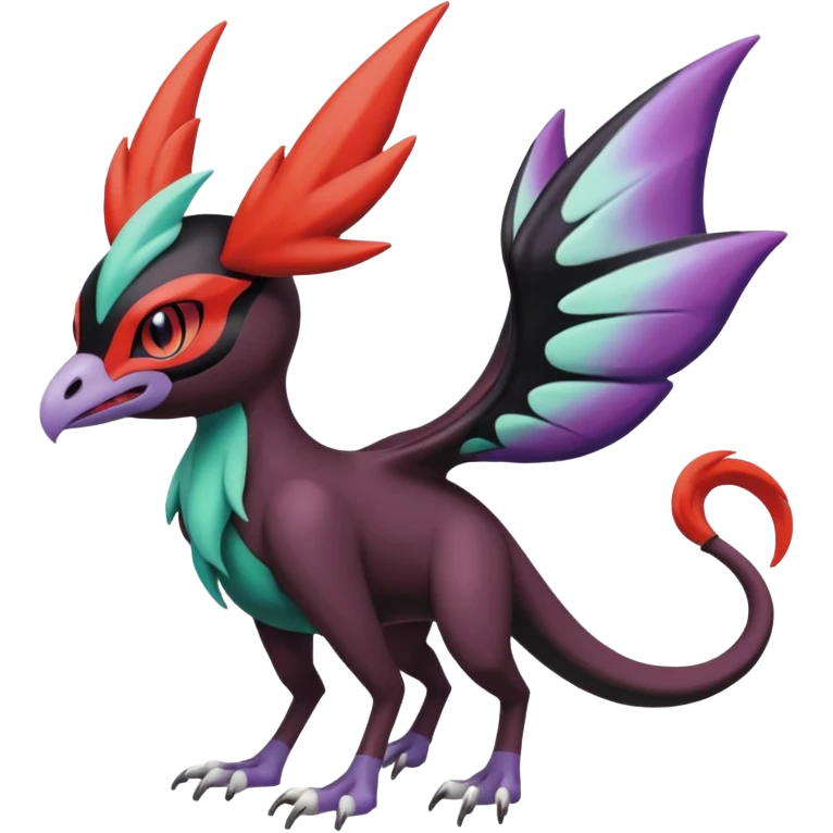 Meloetta-Darkrai-Noivern-Pokémon-Fakémon-creature emoji