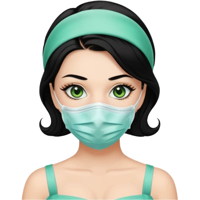 black haired green eyes aesthetic surgical plump lips  that makes her hair look behind nicole peltz at wedding emoji