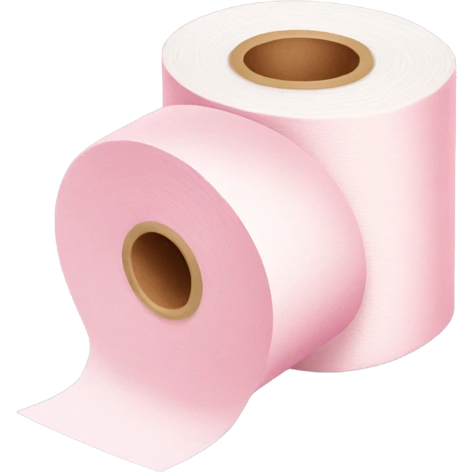 Light-pink roll of toilet paper  emoji