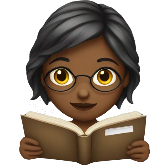 Reader girl emoji