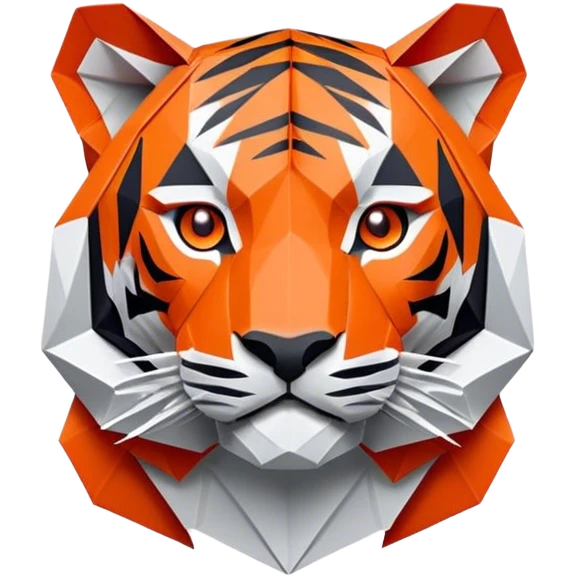 origami tiger emoji