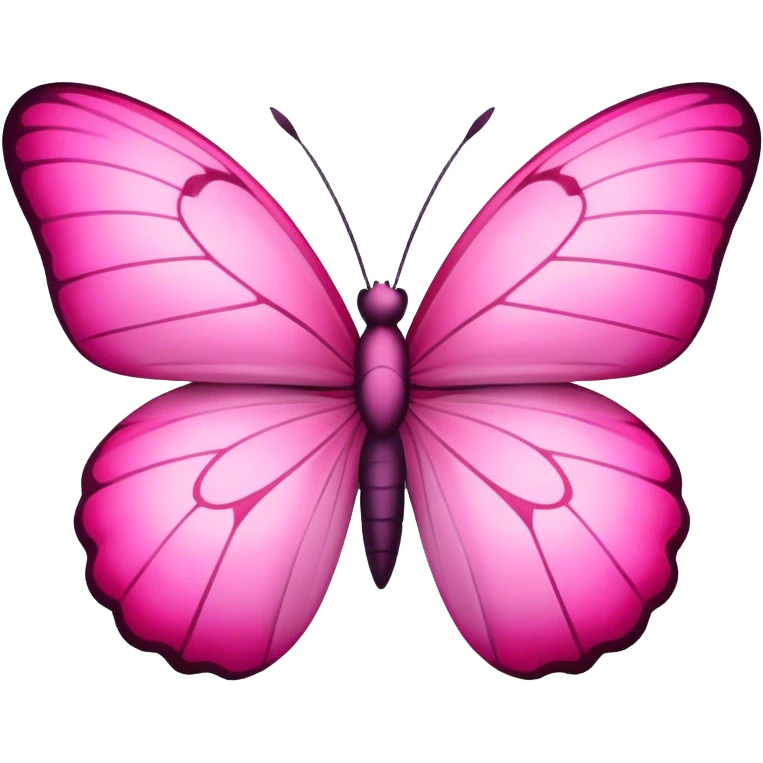 Pink butterfly  emoji