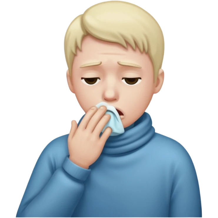 bad health sick cold cough emoji