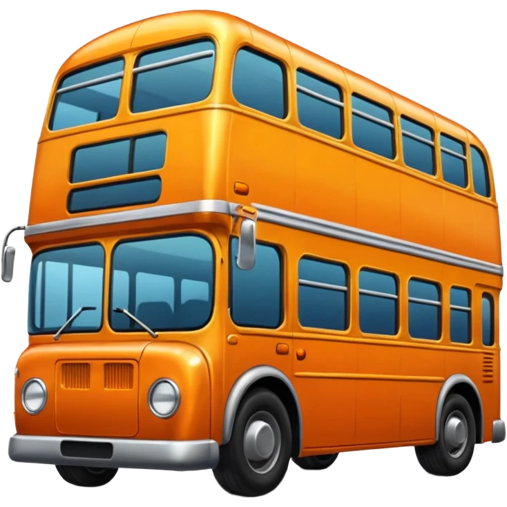 orange bus emoji