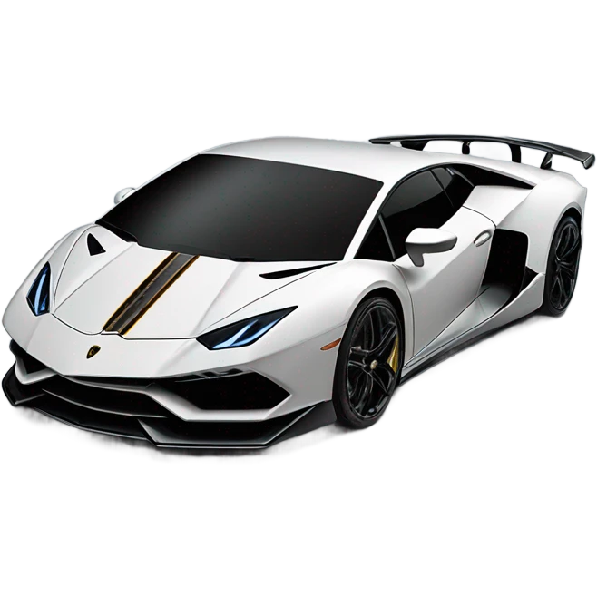 All carbon fiber Lamborghini SVJ emoji