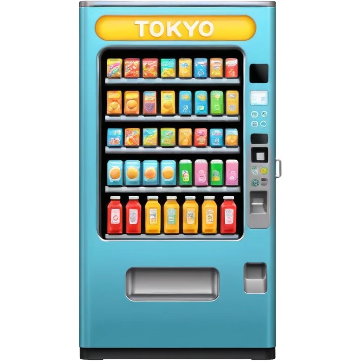 tokyo vending machine emoji