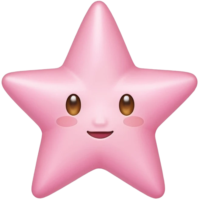pink star emoji