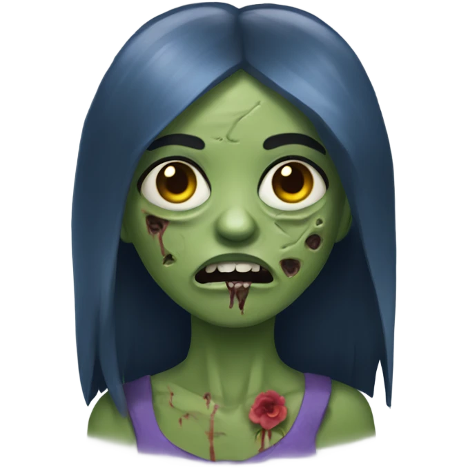 garota zumbi emoji