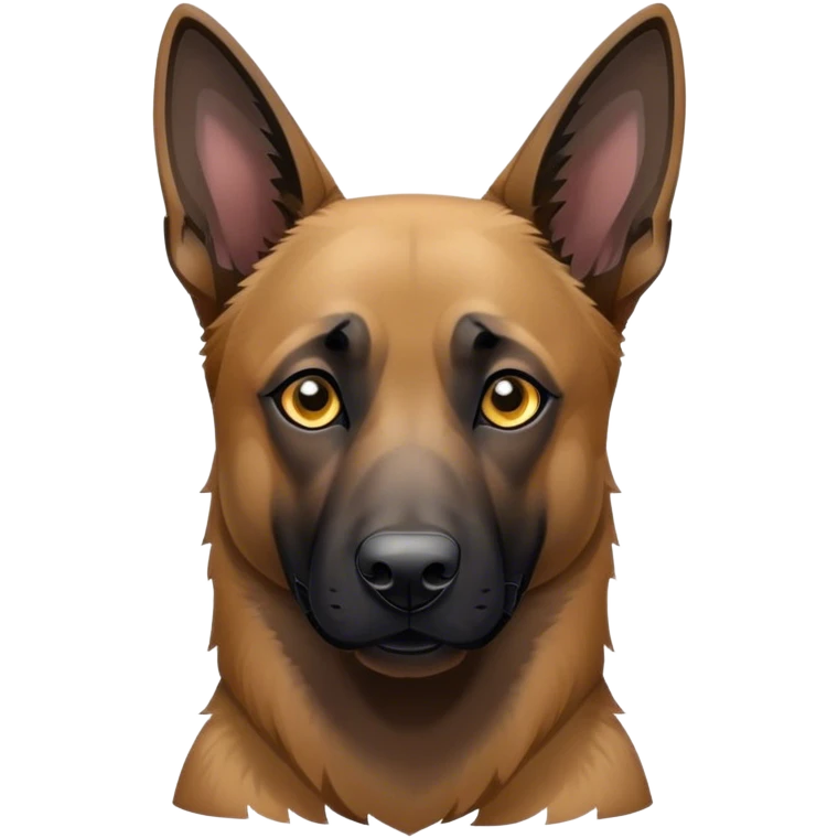 Malinois charbonnée  emoji