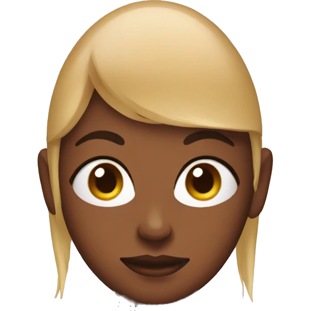 Egg with woman's hair emoji