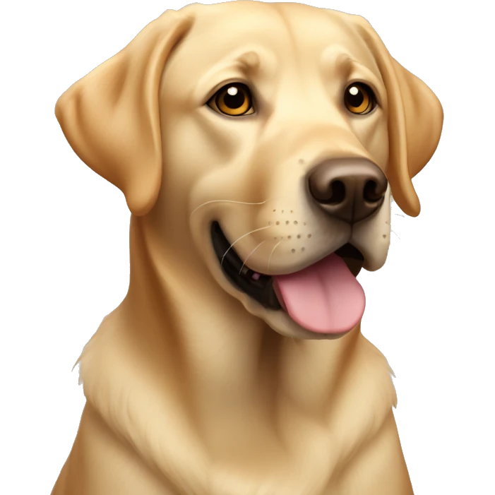 Labrador retriever golden emoji