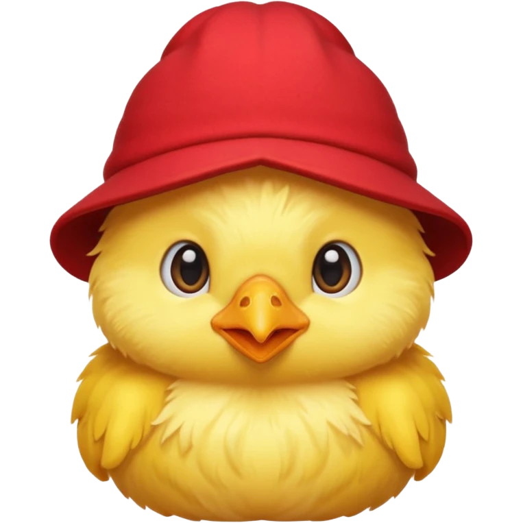 Chick in a hat emoji