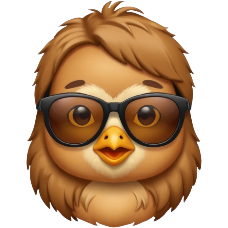 Chick with sunglasses  emoji