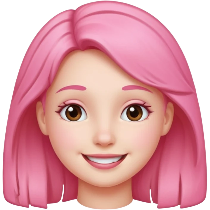 Pink girl emoji