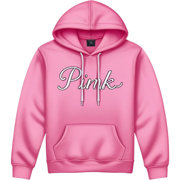 Victoria's Secret PINK hoodie with logo on the front emoji