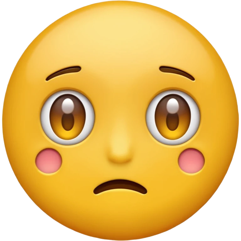 Confused yellow emoji emoji