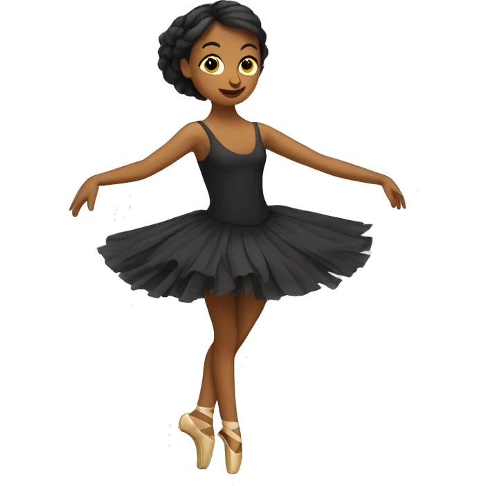 Chica bailando ballet emoji