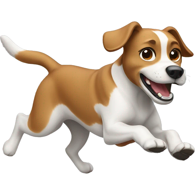 Dog running emoji