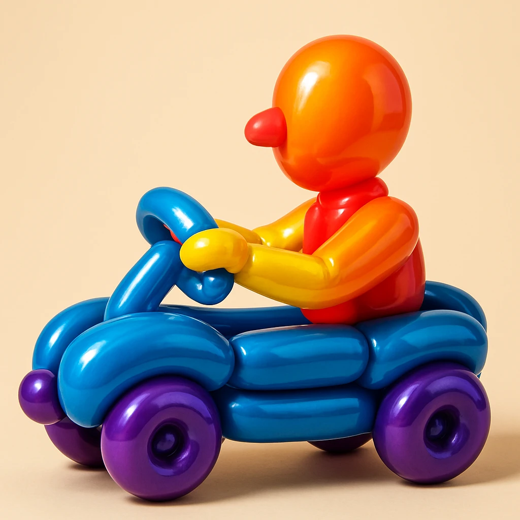 person driving a car emoji