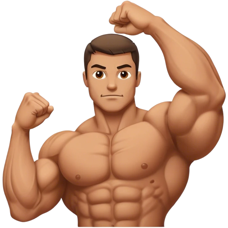 Really super buff man flexibg emoji