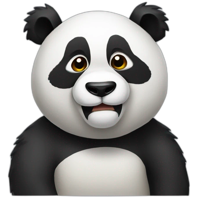 Fatigué panda emoji