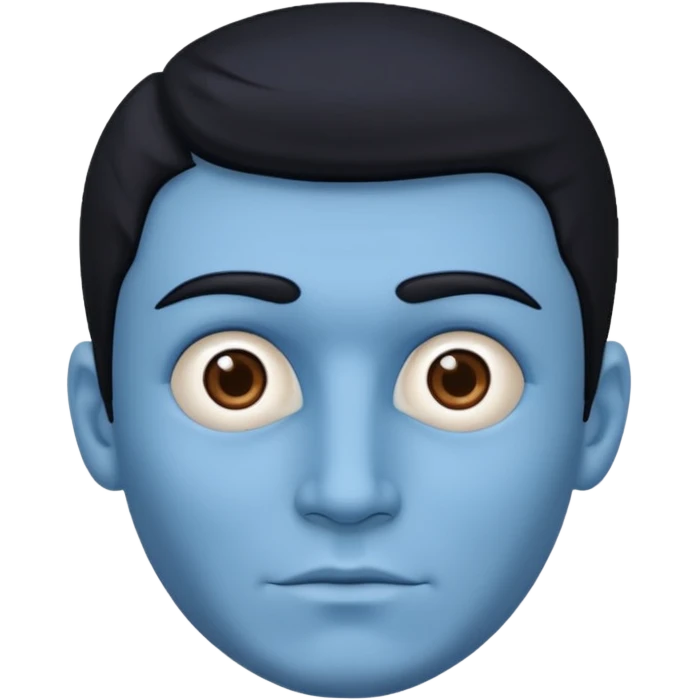 اینوجی یک تیو آبی زنگ بدع emoji